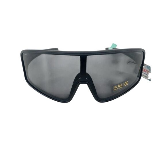 Sport Eyewear Black Oversized Goggle Sunglasses UV400 Unisex NWT - Picture 4 of 16